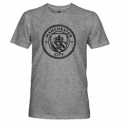 Manchester City 1863FC Mono Badge Retro Tri-Blend T-Shirt