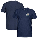 Manchester City 1863FC Color Badge Retro Tri-Blend T-Shirt