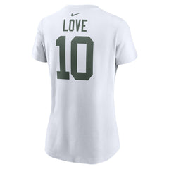 Green Bay Packers Jordan Love Women's Player Name & Number T-Shirt | NFL New
