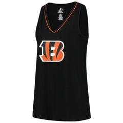 Cincinnati Bengals Logo Athletic Women's Plus Size Stellar Win V-Neck Tank Top | NFL Near me