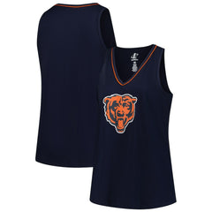 Chicago Bears Logo Athletic Women's Plus Size Stellar Win V-Neck Tank Top | NFL Sale