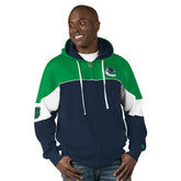 Vancouver Canucks Starter Power Forward Full-Zip Hoodie - NHL Hoodies