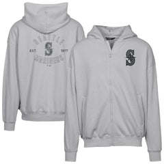 Seattle Mariners Levelwear Uphill Abyssal Full-Zip Hoodie - MLB Hoodies