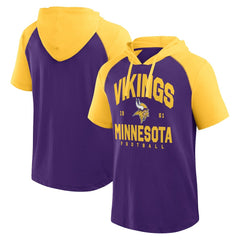 Minnesota Vikings Logo Athletic Prime Hoodie T-Shirt | NFL US