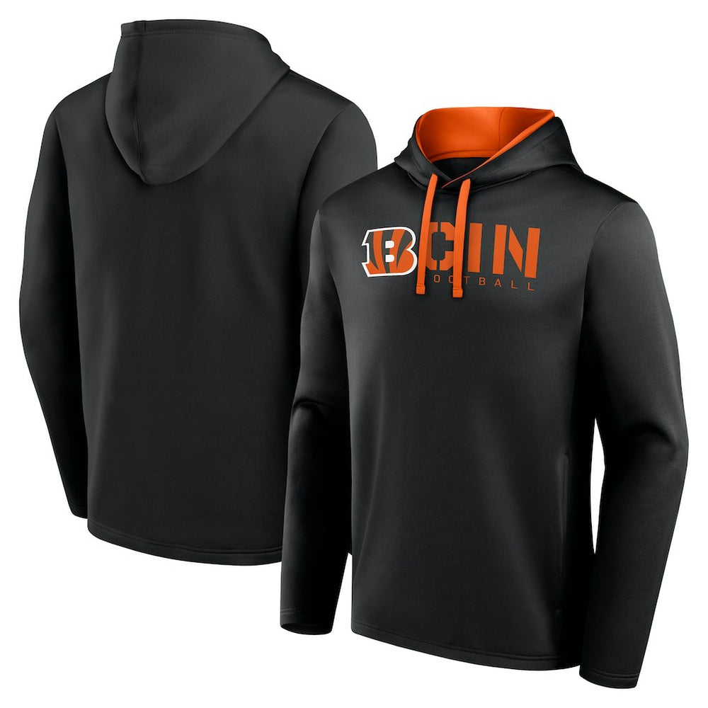 Cincinnati Bengals Logo Athletic Head Start Pullover Hoodie | NFL On sale