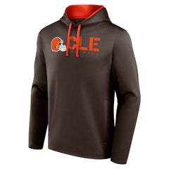 Cleveland Browns Logo Athletic Head Start Pullover Hoodie | NFL US