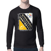 Pittsburgh Steelers Starter Shield Logo Long Sleeve T-Shirt | NFL Discount