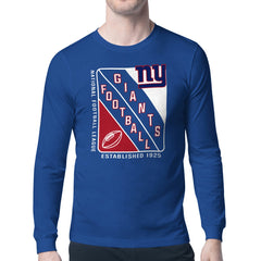 New York Giants Starter Shield Logo Long Sleeve T-Shirt | NFL Discount