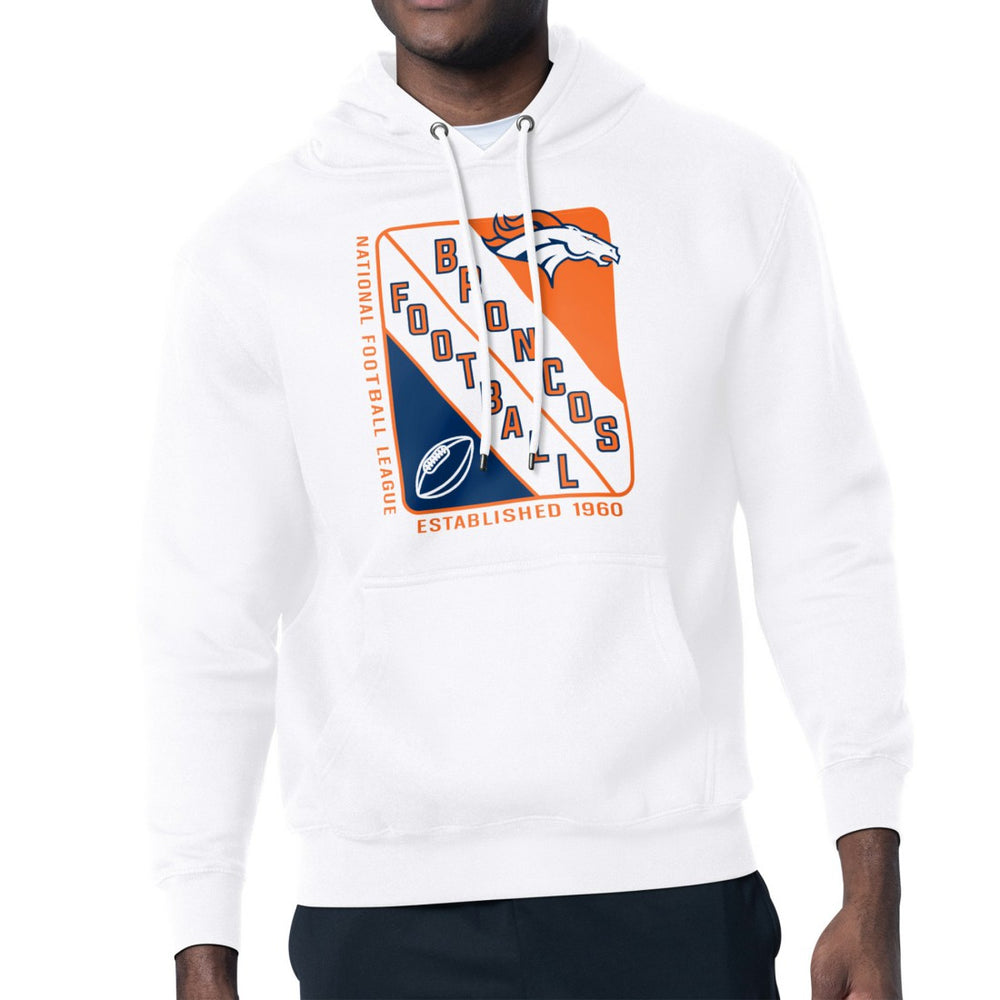 Denver Broncos Starter Shield Logo Pullover Hoodie | NFL New