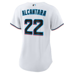 Sandy Alcantara Miami Marlins Nike Women's Home Replica Player Jersey - MLB Jerseys