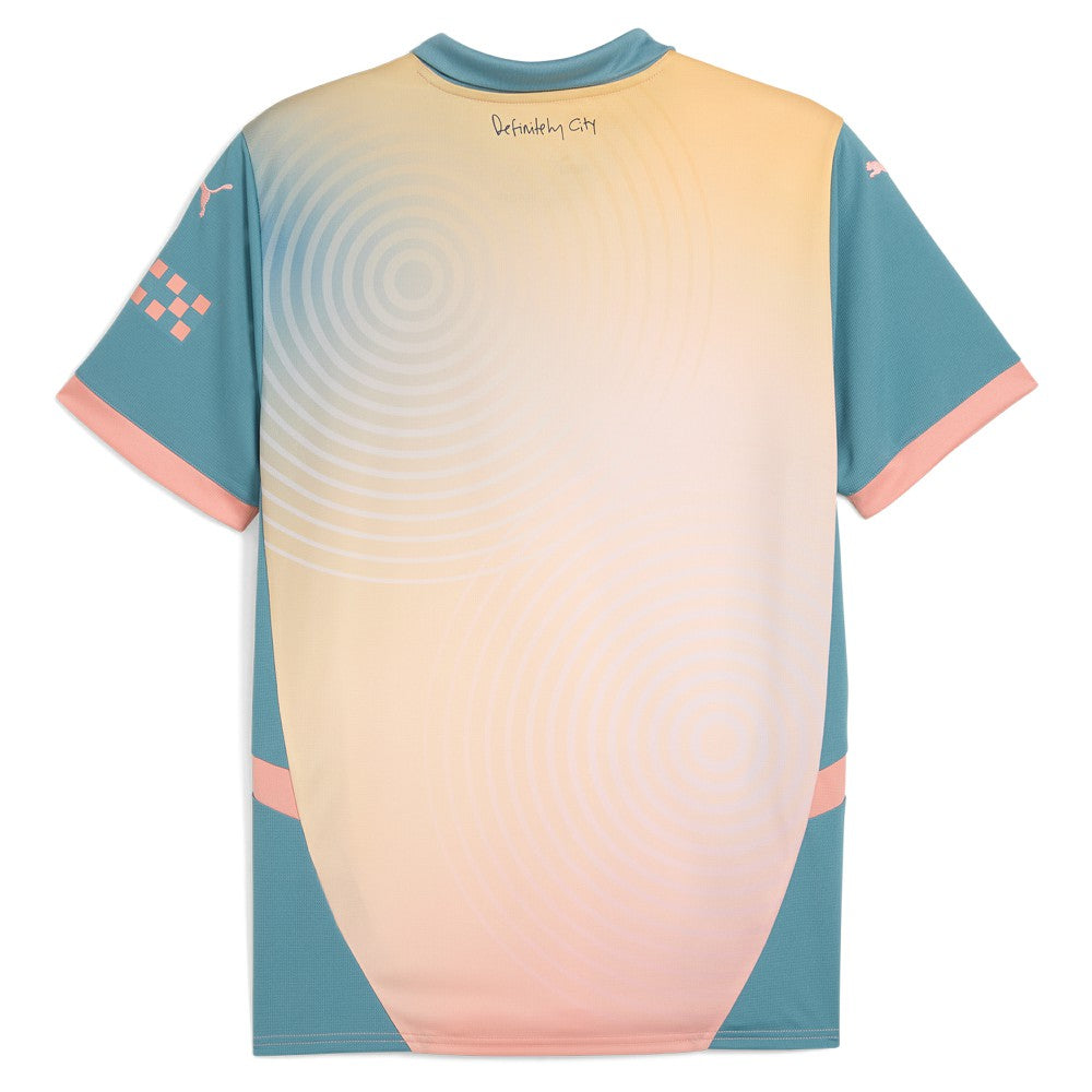 Manchester City 2024/25 Fourth Replica Jersey Discount - Blue