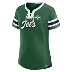 New York Jets Women's Original State Lace-Up T-Shirt | NFL New