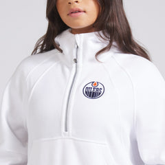 Edmonton Oilers lululemon Women's Scuba Oversized Half-Zip Hoodie - NHL Hoodies