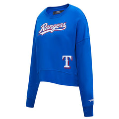 Texas Rangers Pro Standard Women's Game Day Classics Crewneck Pullover Sweatshirt - MLB Pullover
