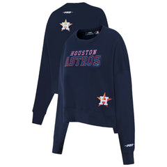 Houston Astros Pro Standard Women's Game Day Classics Crewneck Pullover Sweatshirt - MLB Pullover