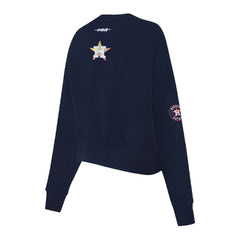 Houston Astros Pro Standard Women's Game Day Classics Crewneck Pullover Sweatshirt - MLB Pullover