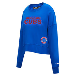 Chicago Cubs Pro Standard Women's Game Day Classics Crewneck Pullover Sweatshirt - MLB Pullover