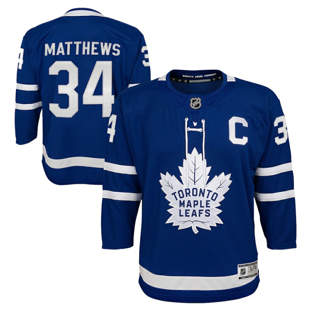 Auston Matthews Toronto Maple Leafs Youth Home Premier Player Jersey - NHL Jerseys