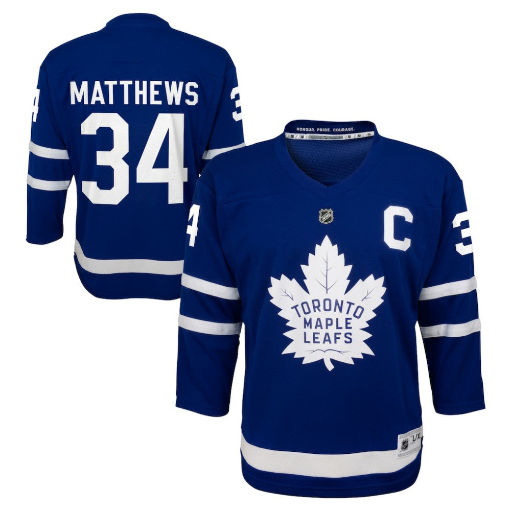 Auston Matthews Toronto Maple Leafs Youth Home Replica Player Jersey - NHL Jerseys