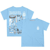Argentina National Team Vive La Fete Youth Impressions Artwork T-Shirt