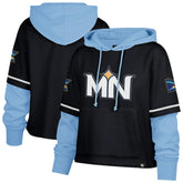 Minnesota Twins '47 Women's City Connect Shortstop Cropped Pullover Hoodie - MLB Hoodies