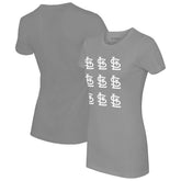 St. Louis Cardinals Tiny Turnip Women's Logo Grid T-Shirt - MLB T-shirts