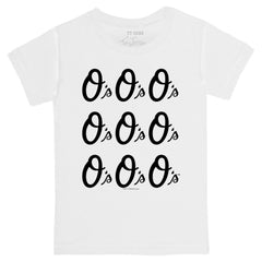 Baltimore Orioles Tiny Turnip Youth Logo Grid T-Shirt - MLB T-shirts