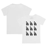 Los Angeles Dodgers Tiny Turnip Youth Logo Grid T-Shirt - MLB T-shirts