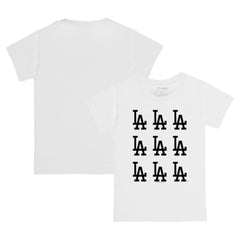 Los Angeles Dodgers Tiny Turnip Youth Logo Grid T-Shirt - MLB T-shirts