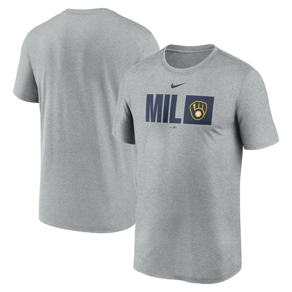Milwaukee Brewers Nike Tricode Legend Performance T-Shirt - MLB T-shirts