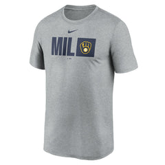 Milwaukee Brewers Nike Tricode Legend Performance T-Shirt - MLB T-shirts