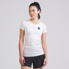 Vancouver Canucks lululemon Women's Swiftly Tech Short-Sleeve Shirt 2.0 - NHL