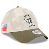 Colorado Rockies New Era 2025 Armed Forces Day 39THIRTY Flex Hat - MLB Hats