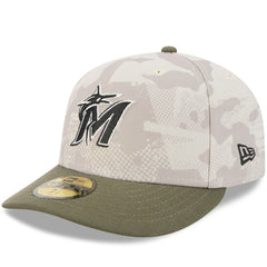 Miami Marlins New Era 2025 Armed Forces Day 59FIFTY Fitted Hat - MLB Hats