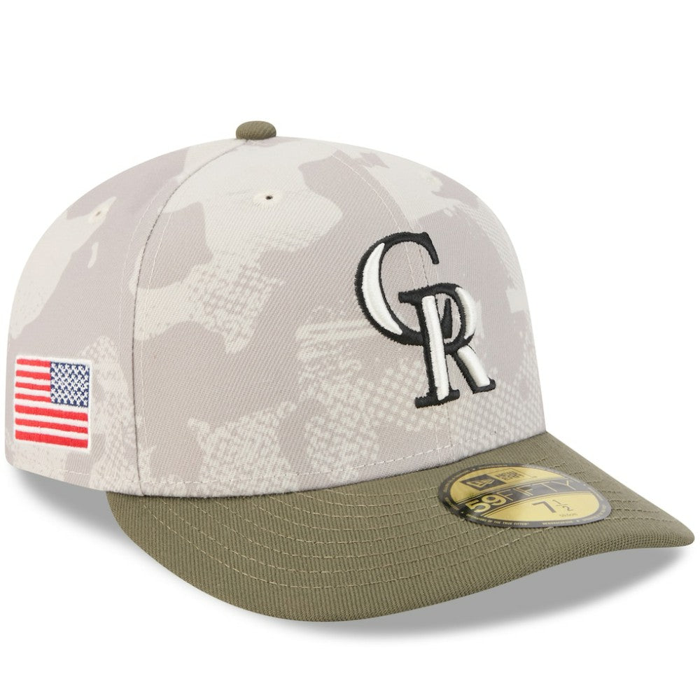 Colorado Rockies New Era 2025 Armed Forces Day 59FIFTY Fitted Hat - MLB Hats