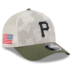 Pittsburgh Pirates New Era 2025 Armed Forces Day 9FORTY M-Crown A-Frame Adjustable Hat - MLB Hats