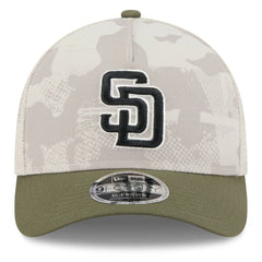 San Diego Padres New Era 2025 Armed Forces Day 9FORTY M-Crown A-Frame Adjustable Hat - MLB Hats