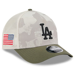 Los Angeles Dodgers New Era 2025 Armed Forces Day 9FORTY M-Crown A-Frame Adjustable Hat - MLB Hats