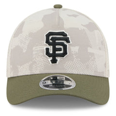 San Francisco Giants New Era 2025 Armed Forces Day 9FORTY M-Crown A-Frame Adjustable Hat - MLB Hats