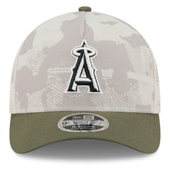 Los Angeles Angels New Era 2025 Armed Forces Day 9FORTY M-Crown A-Frame Adjustable Hat - MLB Hats