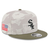 Chicago White Sox New Era 2025 Armed Forces Day Split Panel 9FIFTY Snapback Hat - MLB Hats