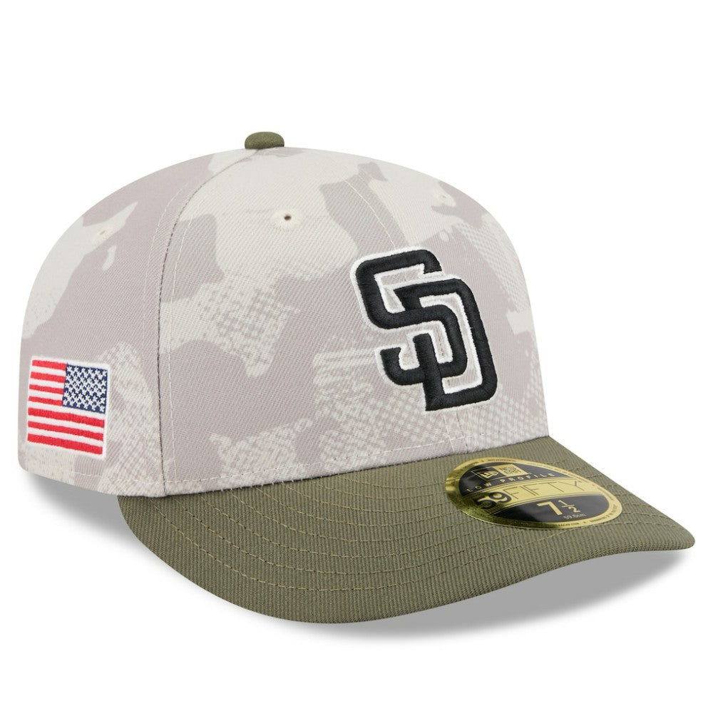 San Diego Padres New Era 2025 Armed Forces Day Low Profile 59FIFTY Fitted Hat - MLB Hats