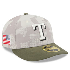Texas Rangers New Era 2025 Armed Forces Day Low Profile 59FIFTY Fitted Hat - MLB Hats