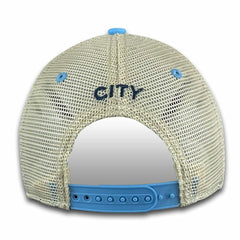 Manchester City 1863FC Mono Badge Vintage Trucker Adjustable Hat