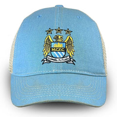 Manchester City 1863FC Retro Tea Washed Vintage Trucker Adjustable Hat
