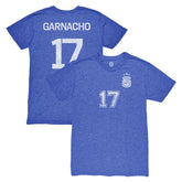 Alejandro Garnacho Argentina National Team 1863FC Player Vintage Tri-Blend T-Shirt