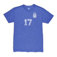 Alejandro Garnacho Argentina National Team 1863FC Player Vintage Tri-Blend T-Shirt