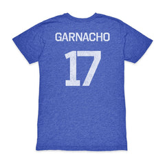 Alejandro Garnacho Argentina National Team 1863FC Player Vintage Tri-Blend T-Shirt