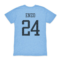 Enzo Fernández Argentina National Team 1863FC Player Vintage Tri-Blend T-Shirt