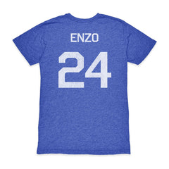 Enzo Fernández Argentina National Team 1863FC Player Vintage Tri-Blend T-Shirt
